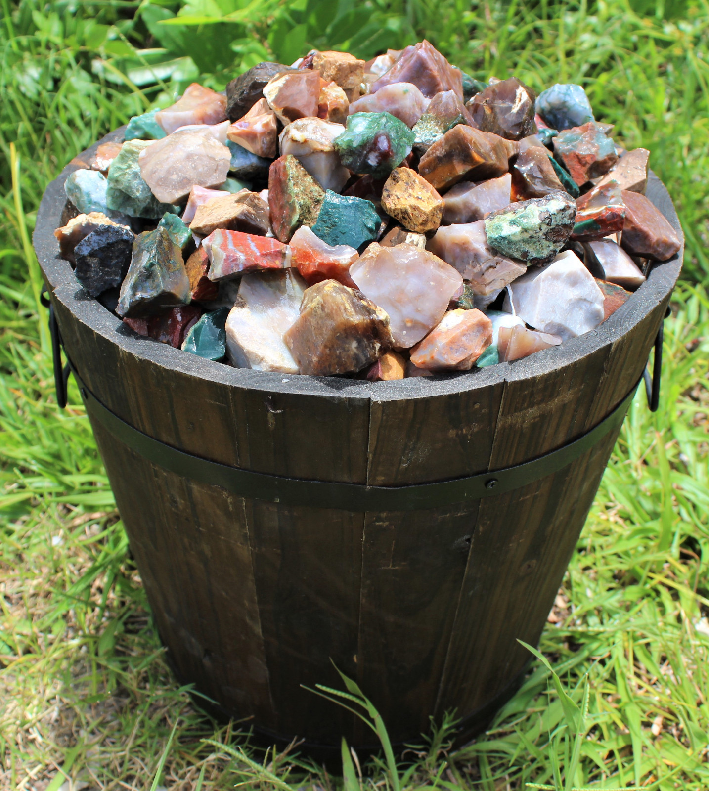 1/2 lb Lot Natural Rough Fancy Jasper Raw Gemstone Cabbing Rock Multi color 8 oz