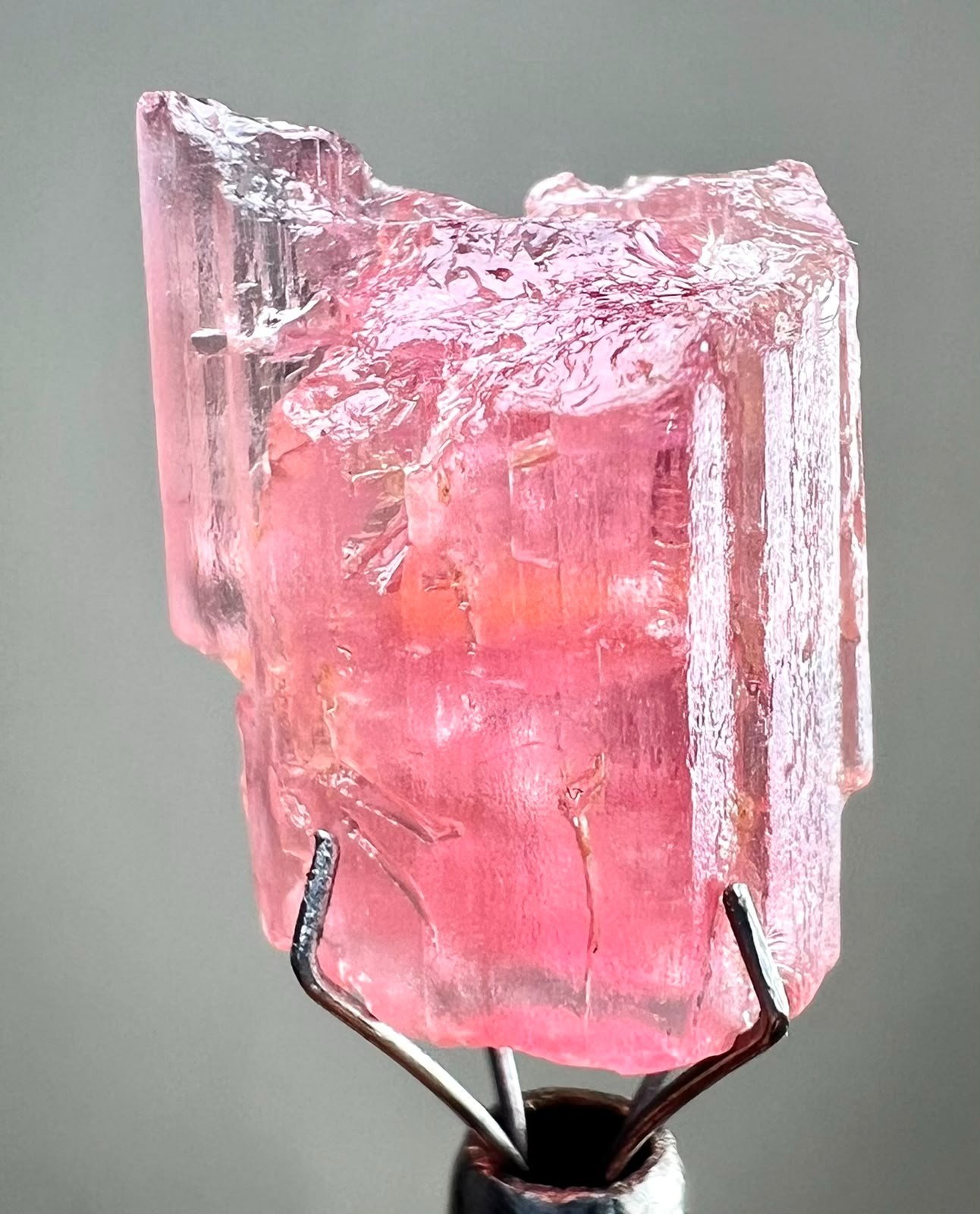 17CT ,High Quality Natural Pink Tourmaline Crystal From Paprok @Afghan