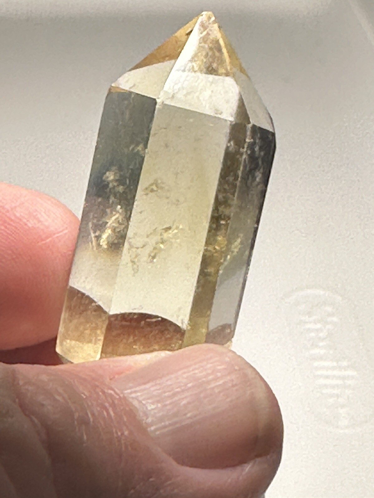 46mm 19 grams Polished Citrine Double Terminated Point Crystal Healing