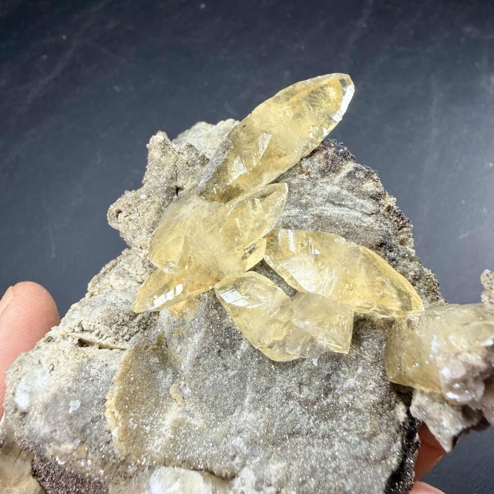 Golden Calcite Chalcopyrite Dolomite Crystal Combo / Sweetwater Mine *Video*