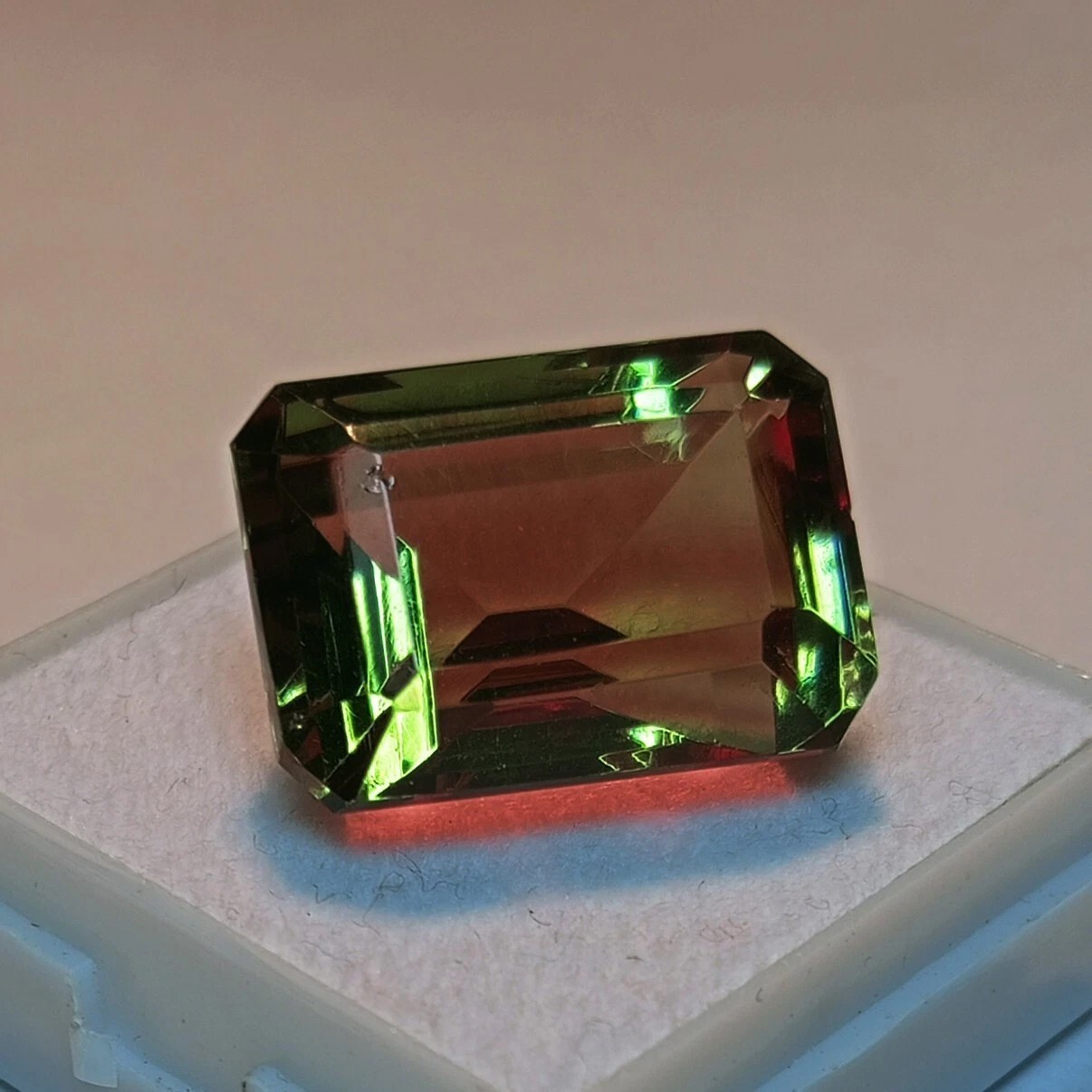 Certified Color Change Alexandrite Natural Loose Gemstone 10 Ct Emerald Cut