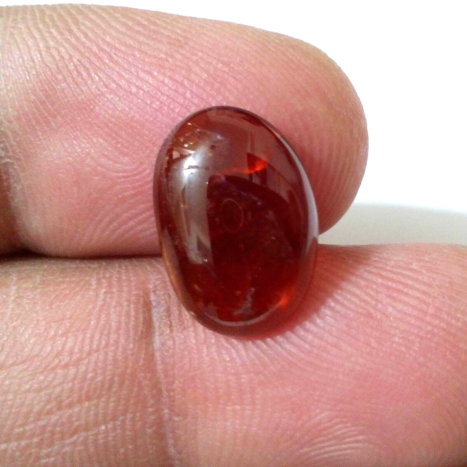 Stunning Fine Hessonite Garnet Cabochon Oval 5.85 Crt Loose Gemstone For Jewelry