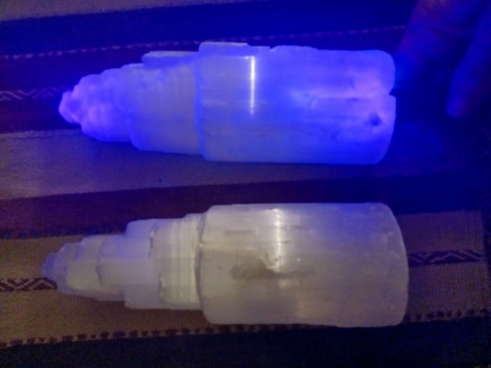 One Selenite crystal tower diy lam. 9 to 9.5″ up to 5.5 pounds