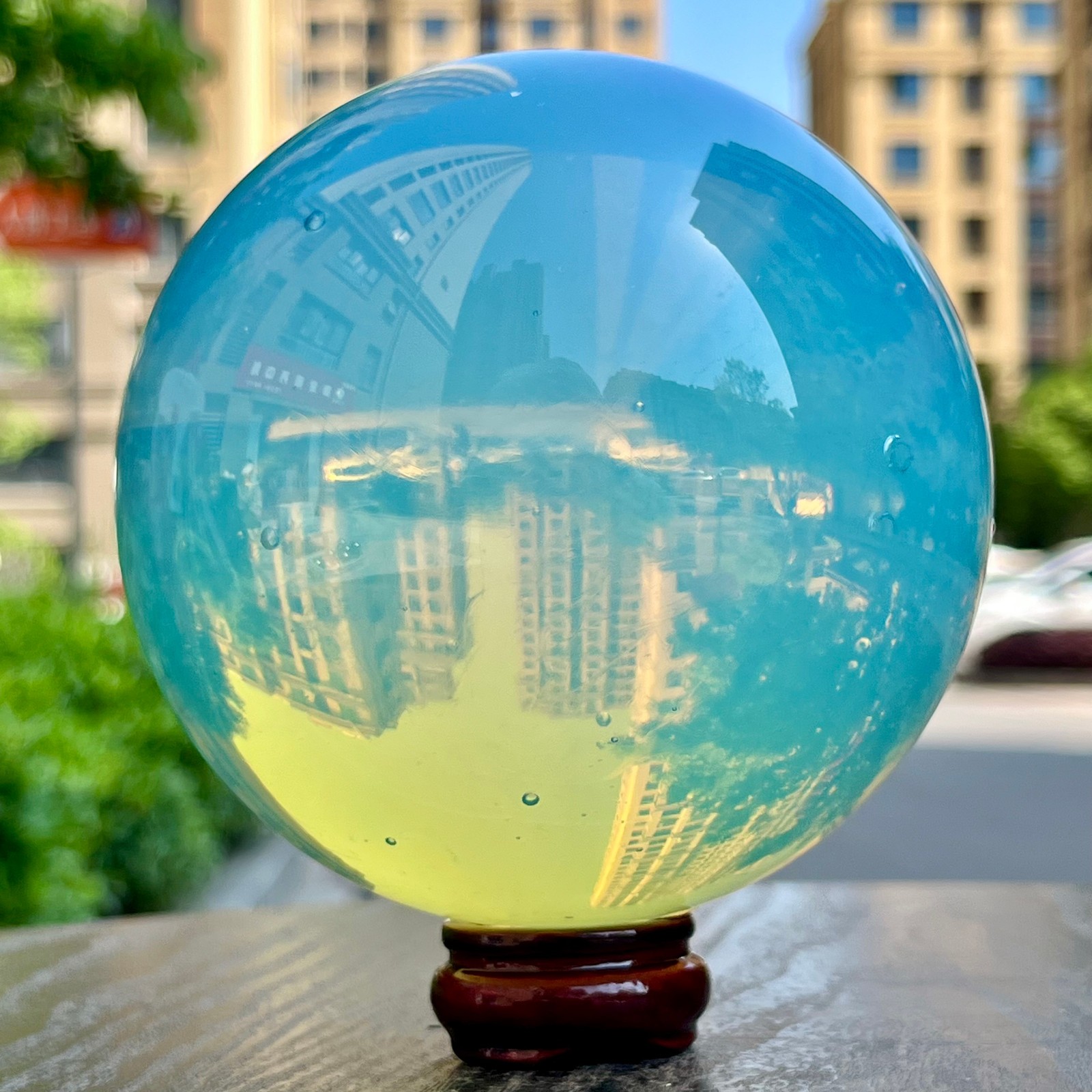 Natural Opal Sphere Polished Gemstone Ball Feng Shui Healing Crystal 3.3 lb