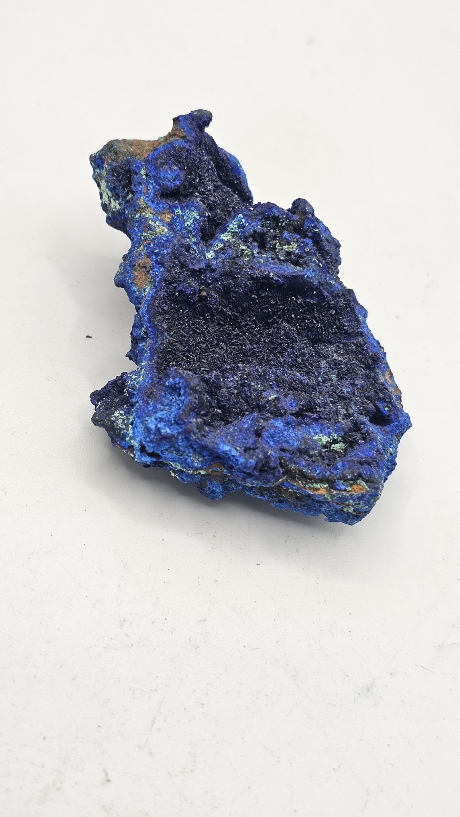 Rare blue Azurite crystal Specimen Bold raw rough 62g Pakistan 6.8cm