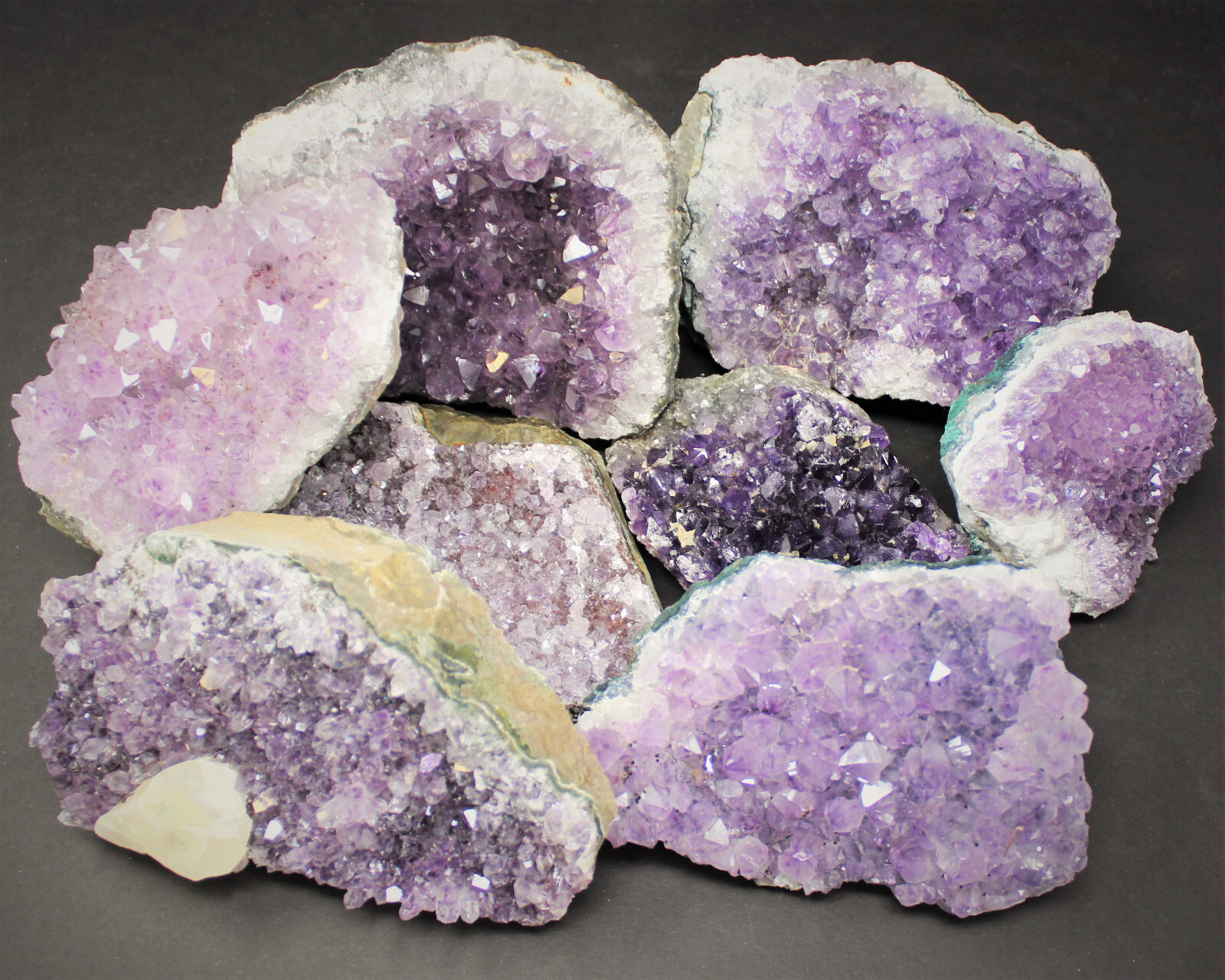 Clearance Amethyst Crystal Clusters – Natural ‘B’ Grade Cluster Druze Specimens