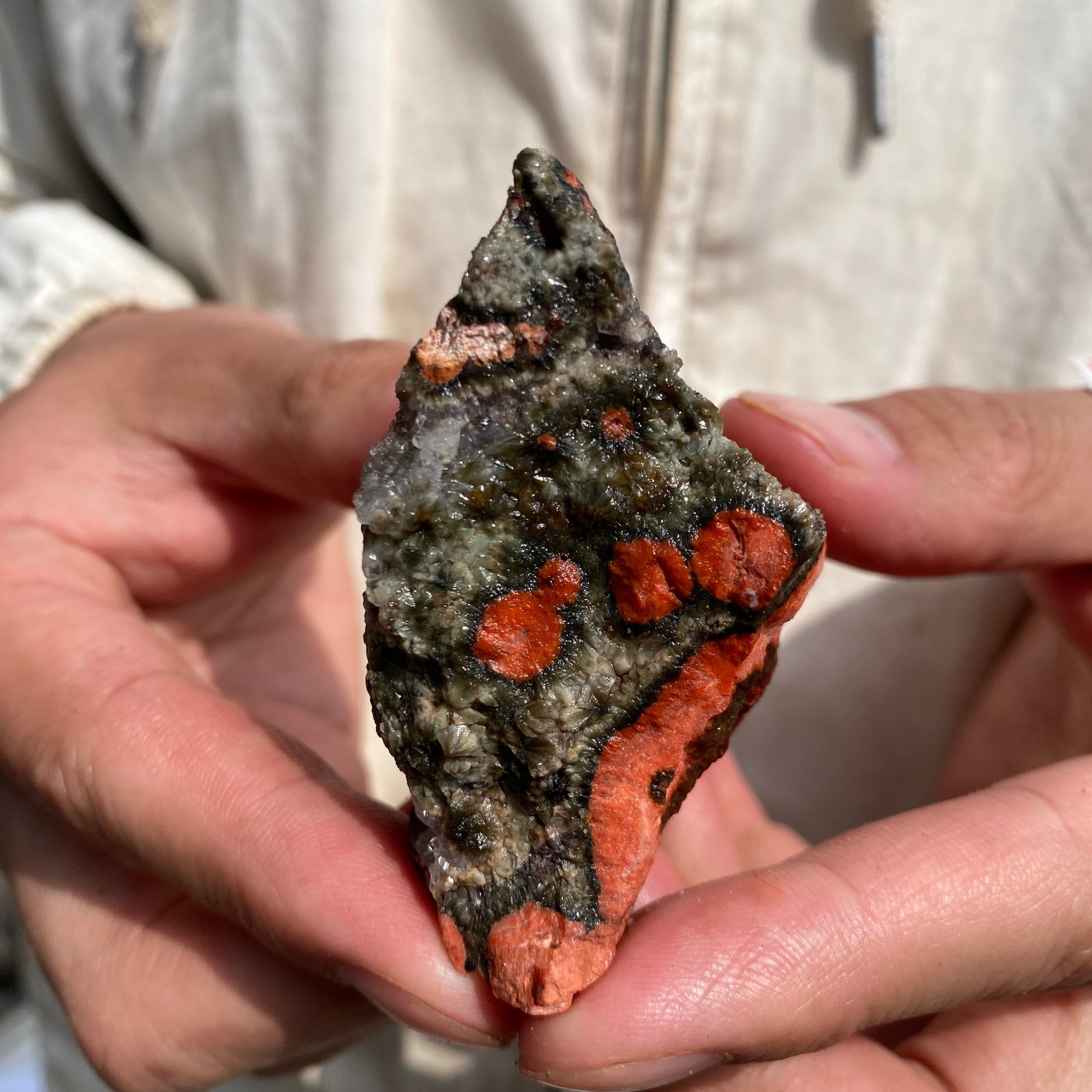 0.2lb Raw Natural colourful ocean jasper quartz crystal rough mineral specimen