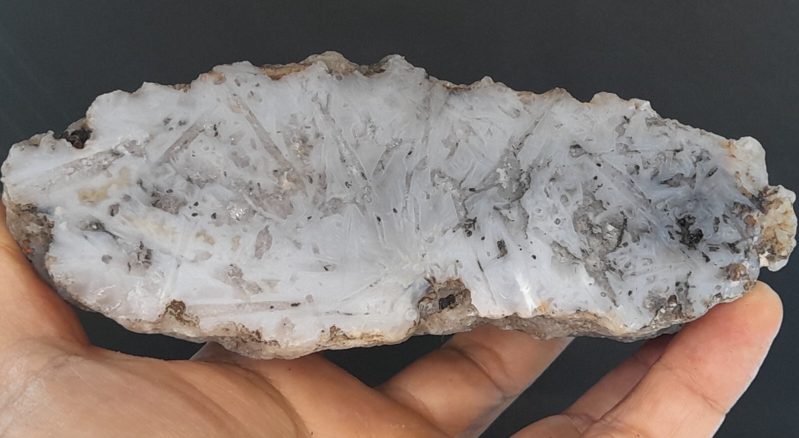 1295g/2.86 lb turkish core agate stone rough, customs duty included