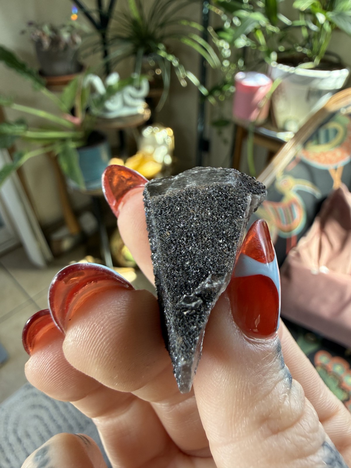 Black “Darth Vader” Dogtooth Calcite (3-Piece Lot) – Daye, Hubei, China – 1.06oz