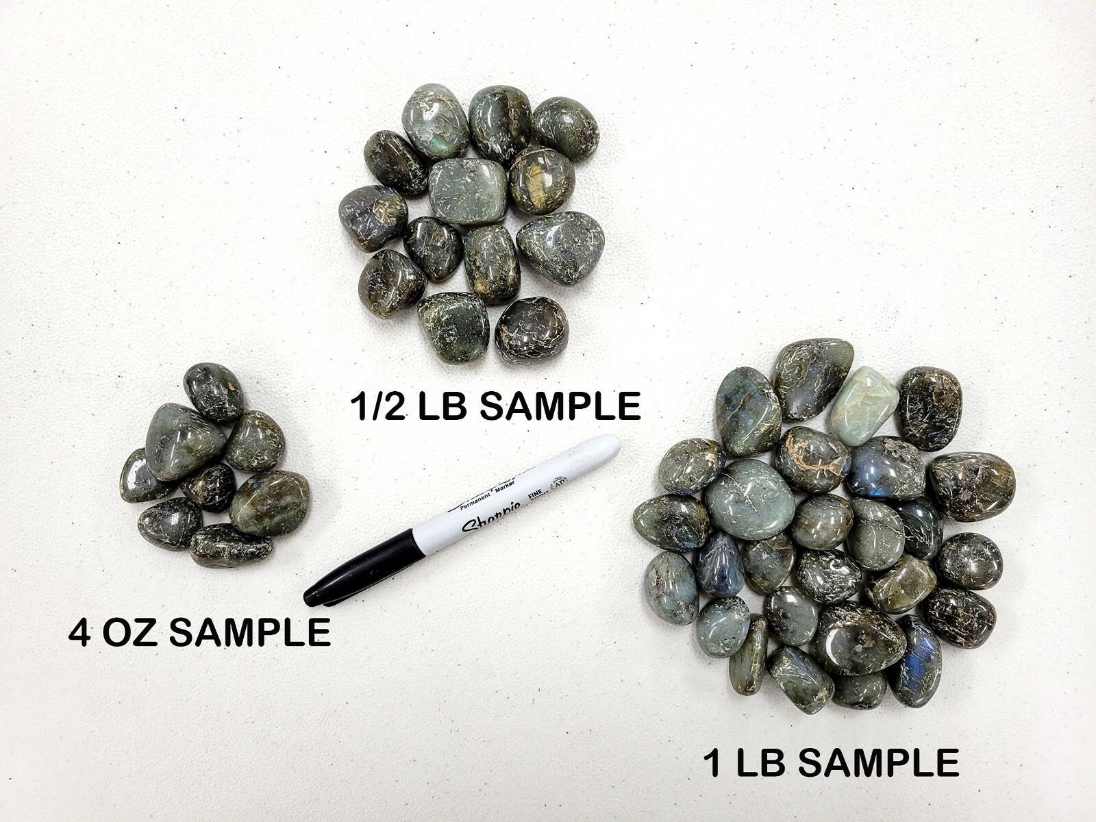 Tumbled Labradorite Crystal Stones – 3/4 inch to 1.5 inch – Bulk Natural Gems