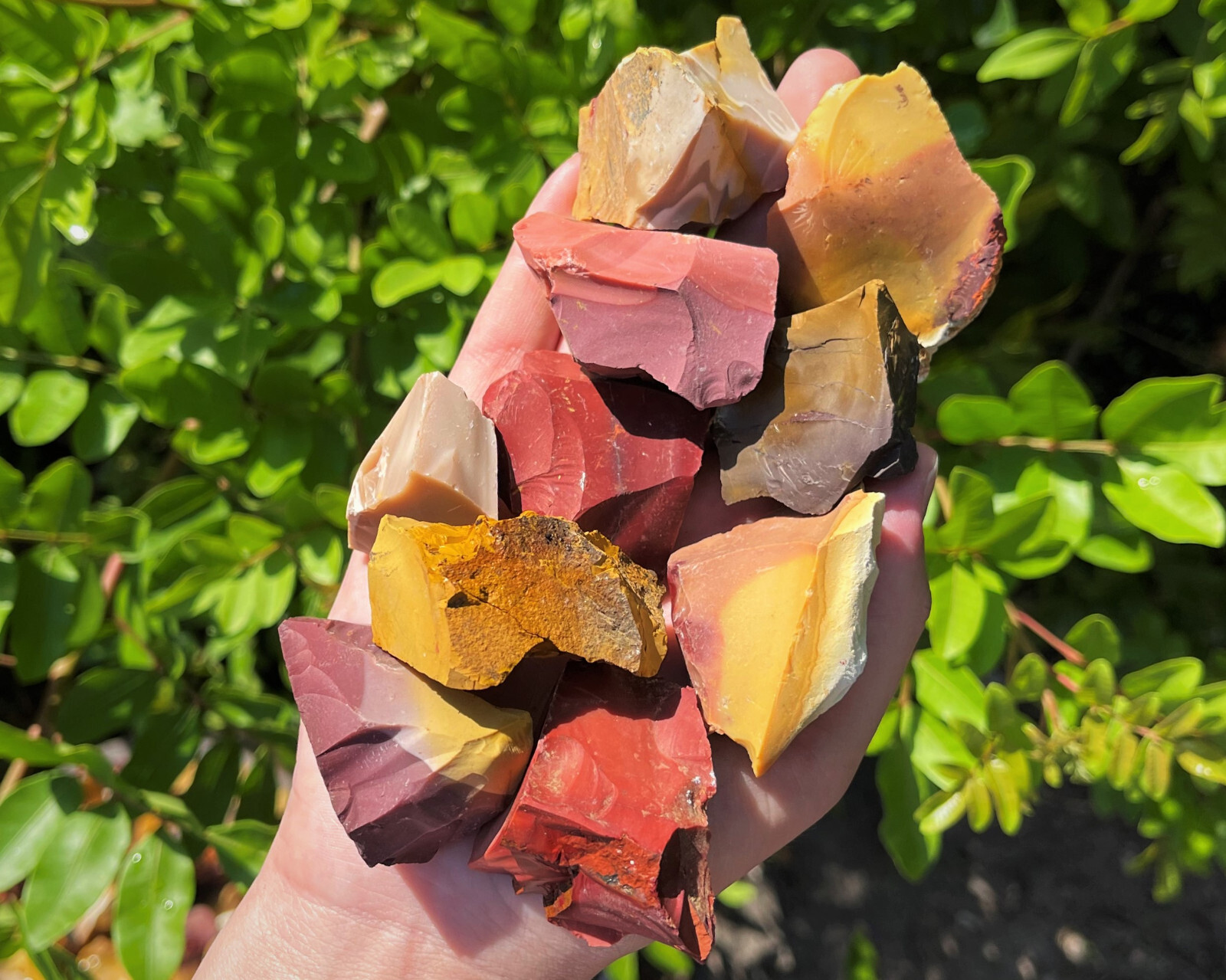 Mookaite Rough Natural Stones: Choose Oz or lb Bulk Wholesale Lots (‘A’ Grade)