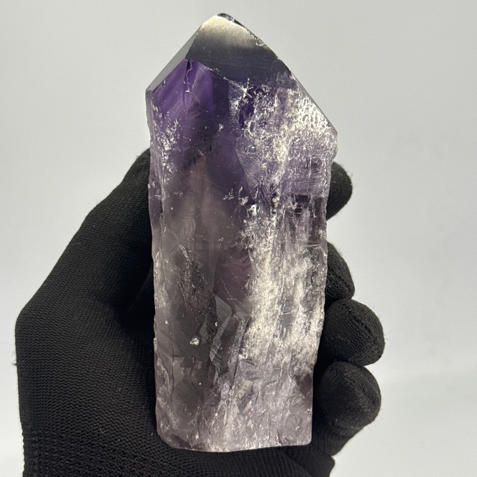 1.2 LB A+Natural Phantom Brazilian Large Point Amethyst Root Specimen,Minerals!