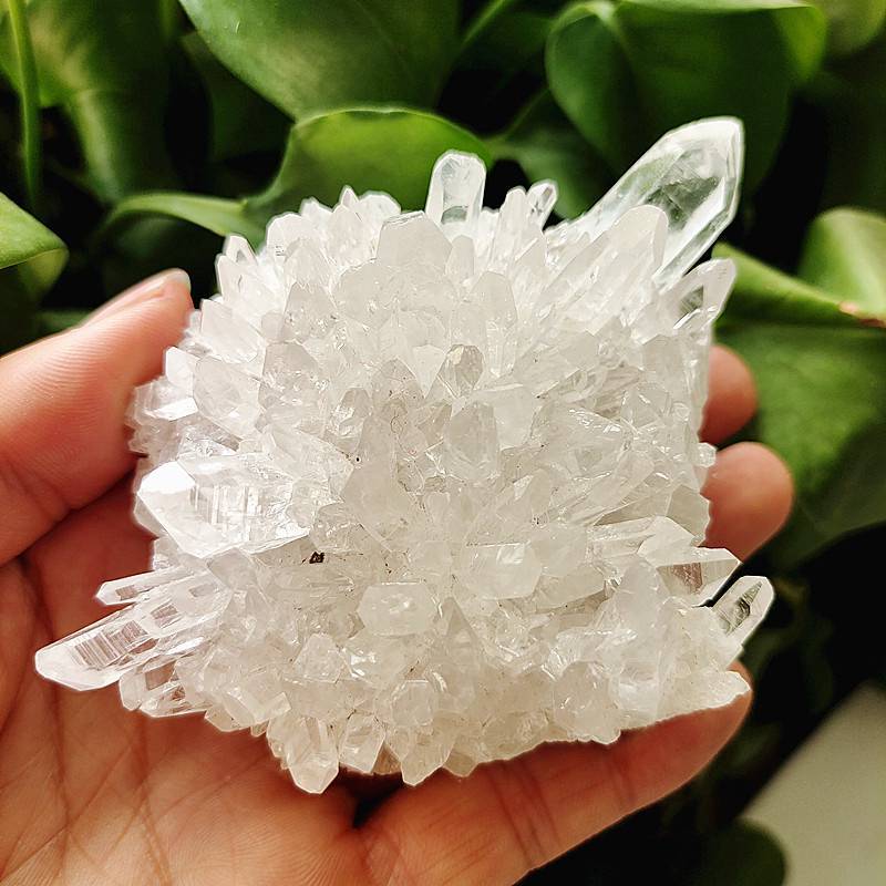 Large Natural Clear Quartz Crystal Cluster Mineral Stone Druzy Geode Specimen