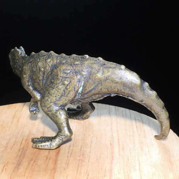 70g Ancient Chinese Handcrafted.Brass Exquisite.Perfect Dinosaur sculpture.gift