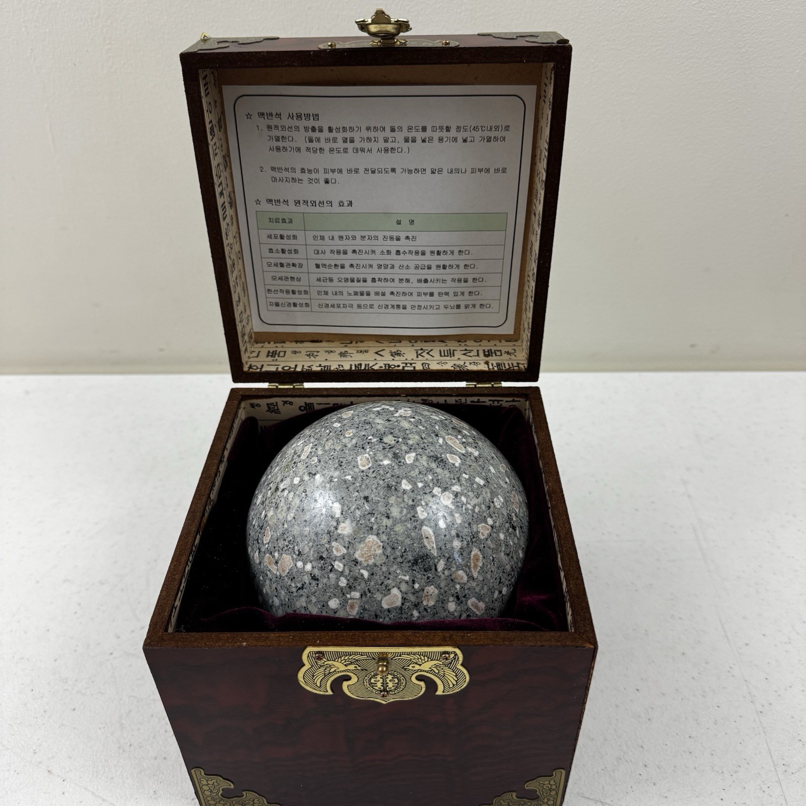 7.7lb Natural Stone Ball Body Crystal Ball Spiritual Healing 3350g Sam JI Stone