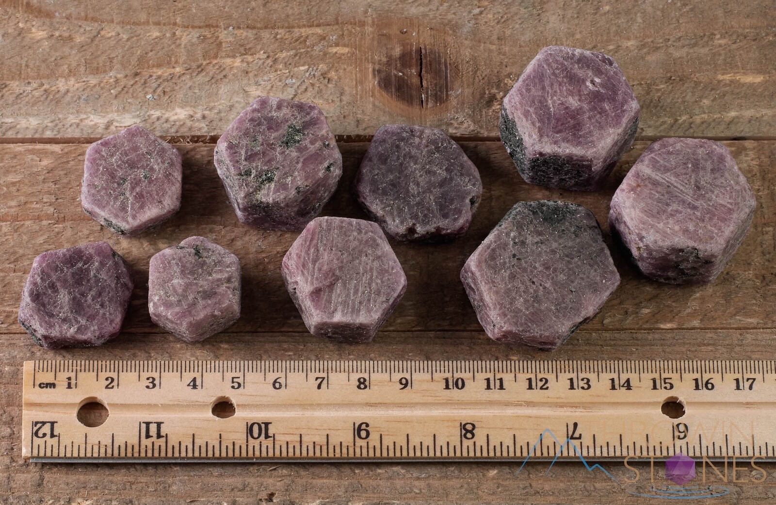 RUBY Raw Crystal – Record Keeper, Corundum, Hexagon – Birthstone, Stone, E0063