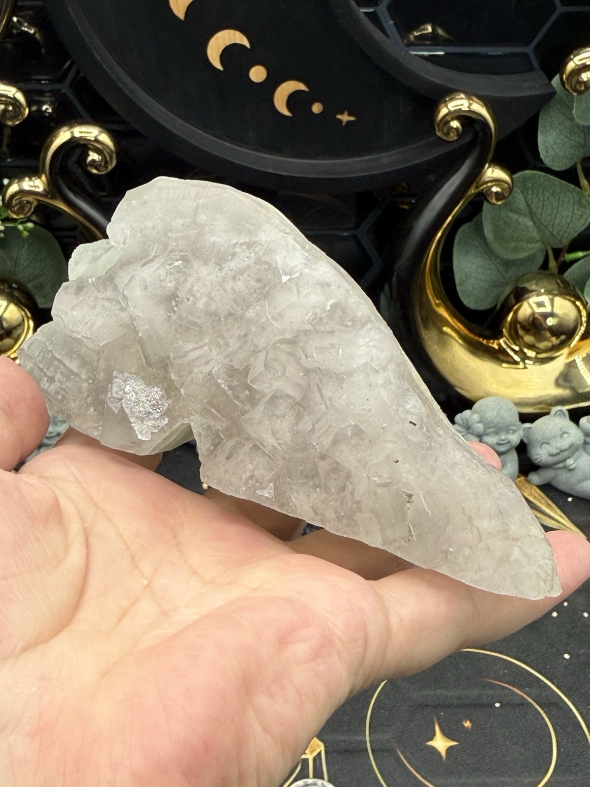 Natural Fluorite Skulls Raw Specimen Feather cube blue purple green free ship
