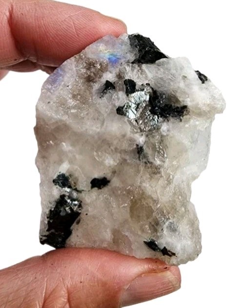 White Moonstone Rough Stone India 52.2 grams