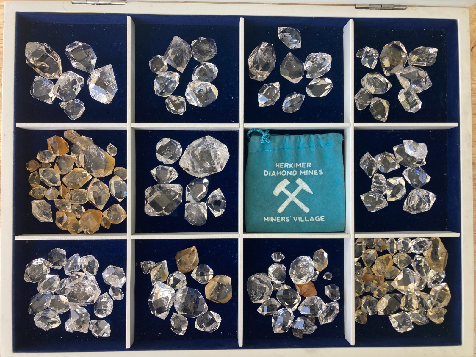 2025 TREASURE BOX! E1 ONE Real Herkimer NY diamond 21mmx19mm 24.8 ct GRADE A+