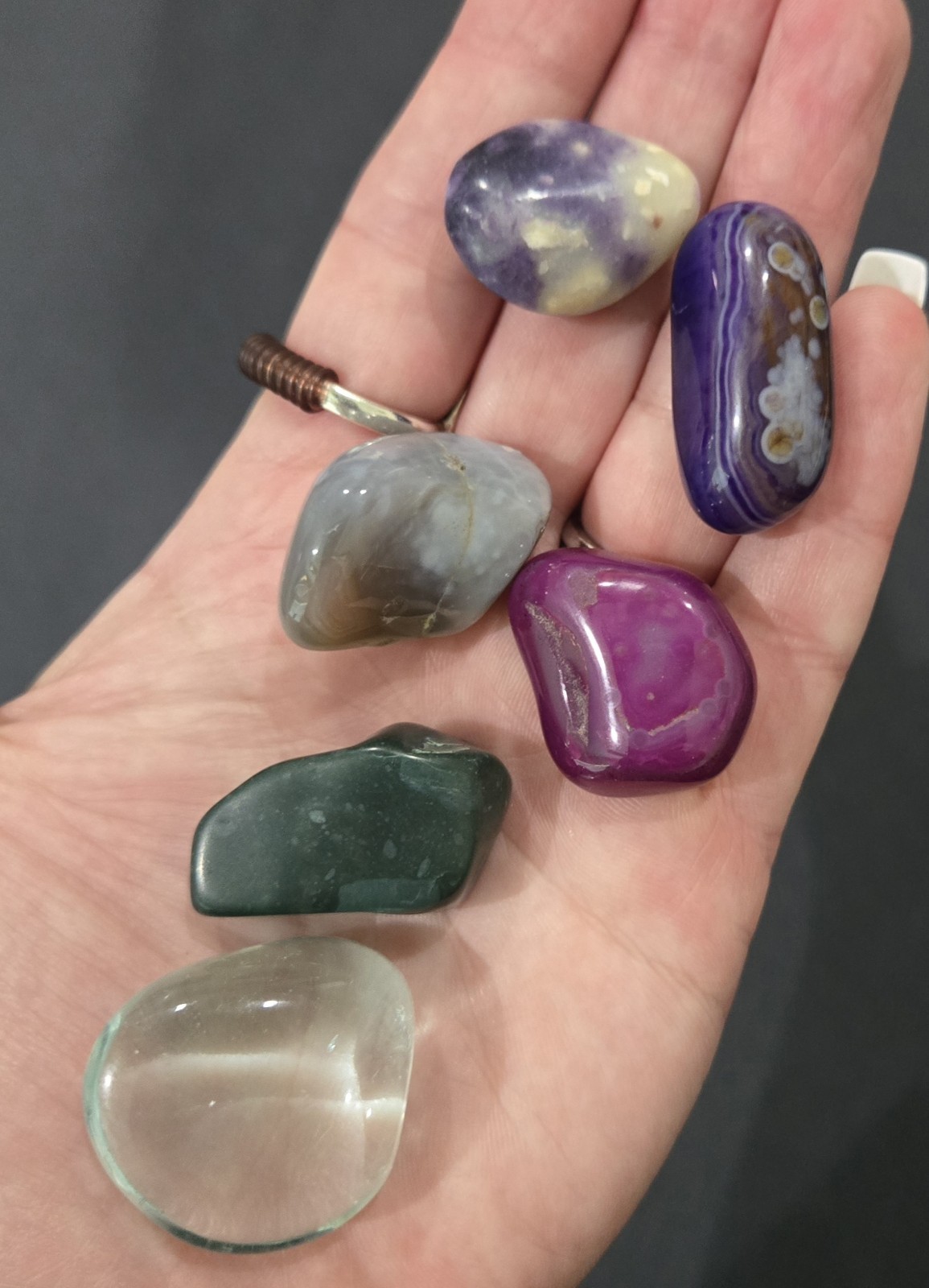 Mixed Tumbled Crystal Stone Lot 34 Pcs Natural Healing Crystals Wholesale Set