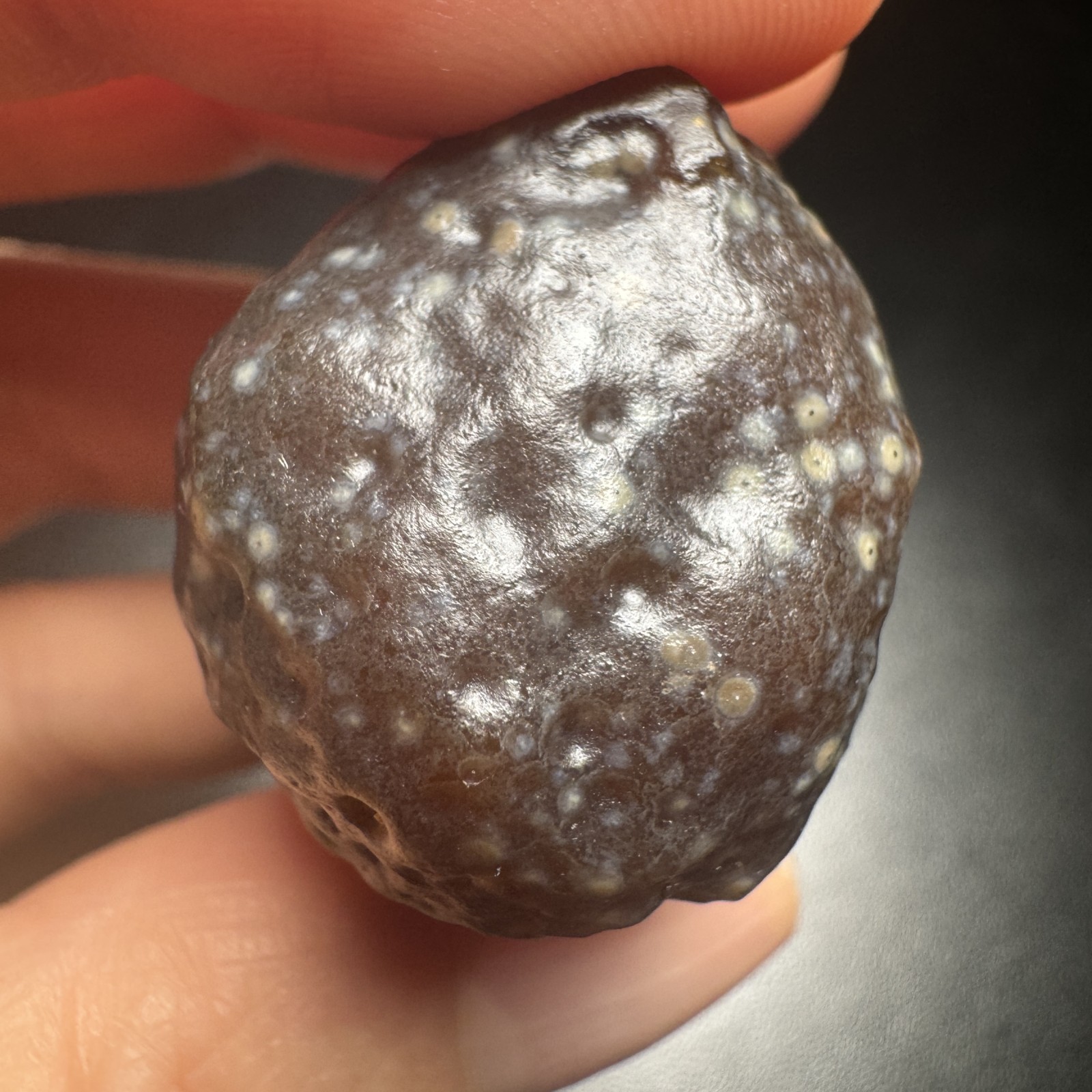 3.1cm/29g Raw Alxa Gobi Wind-Red Sweet Agate, Inner Mongolia-5257