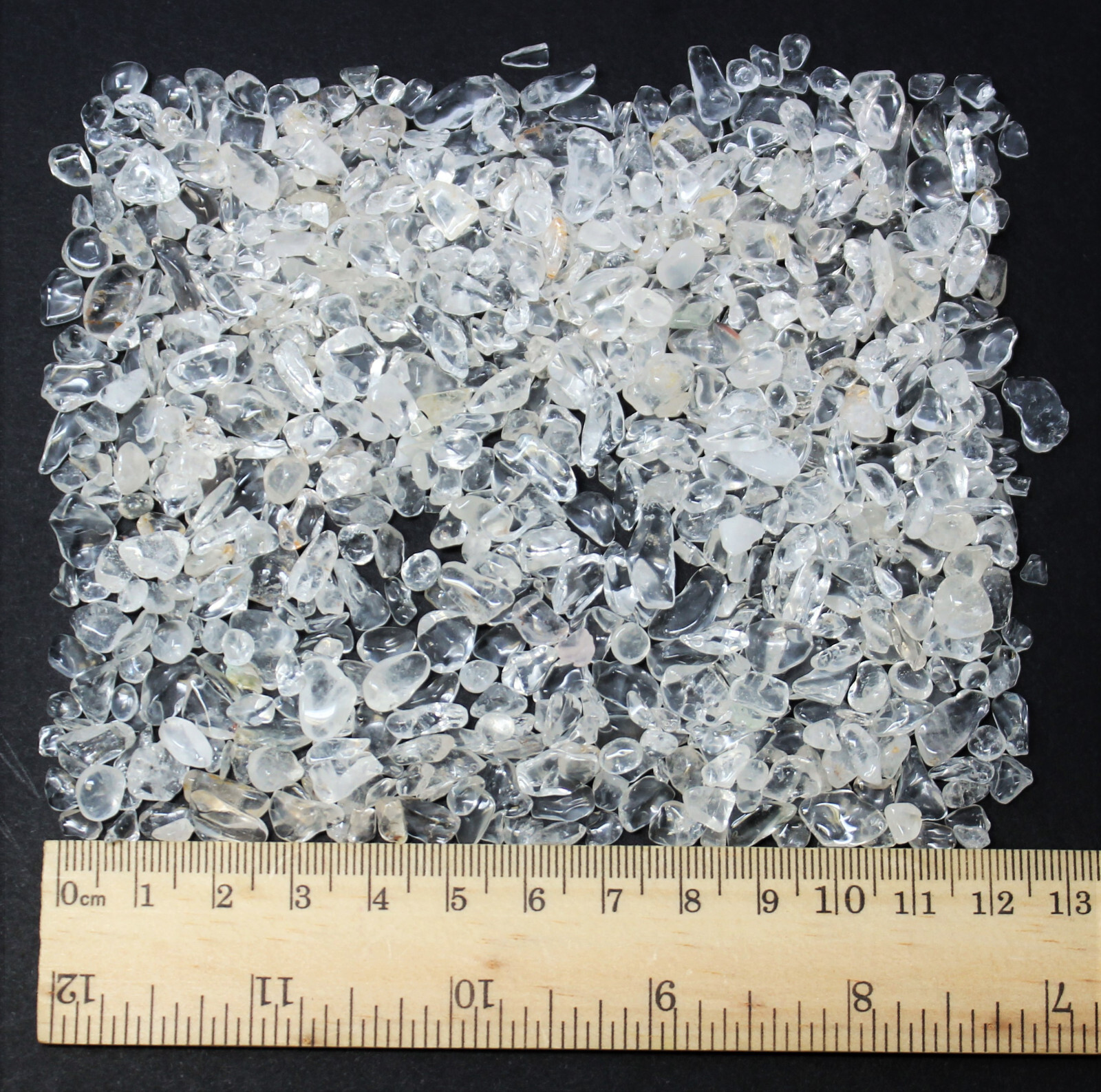 Bulk 1/4 lb Clear Quartz Semi Tumbled Stones Chips Mini Crystal 5 – 15 mm (4 oz)