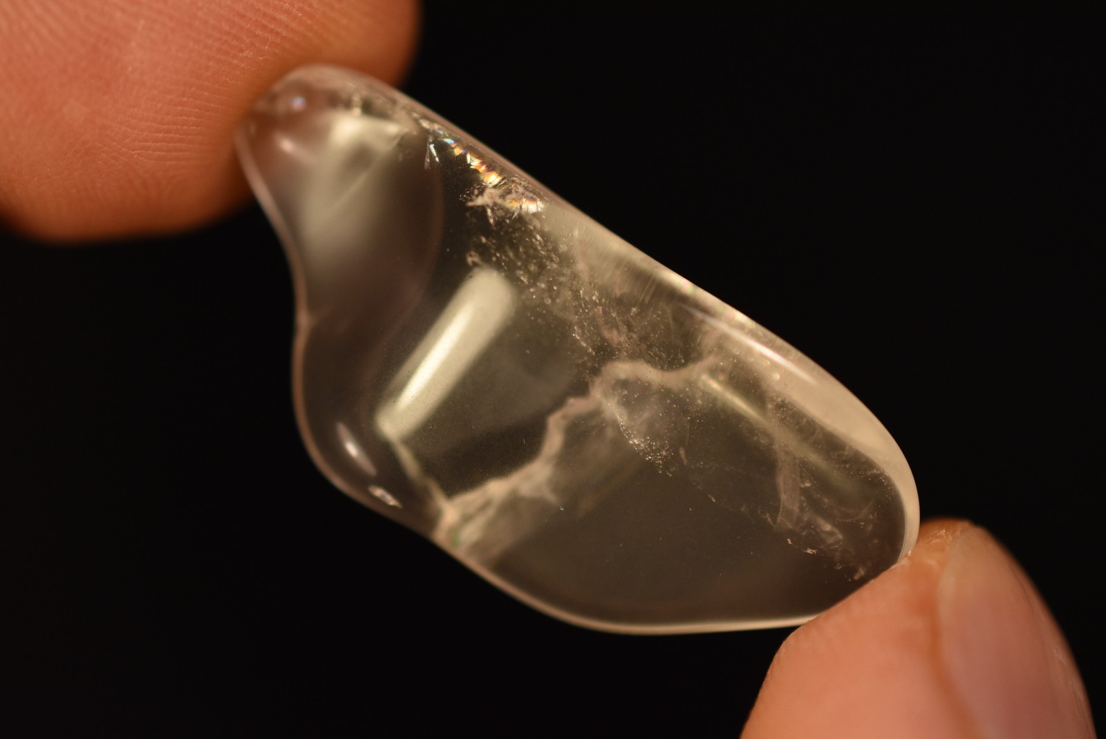 5 *AUSTRALIAN* QUARTZ Tumbled Stones 2-4cm 40g Natural Clear Kingsgate NSW