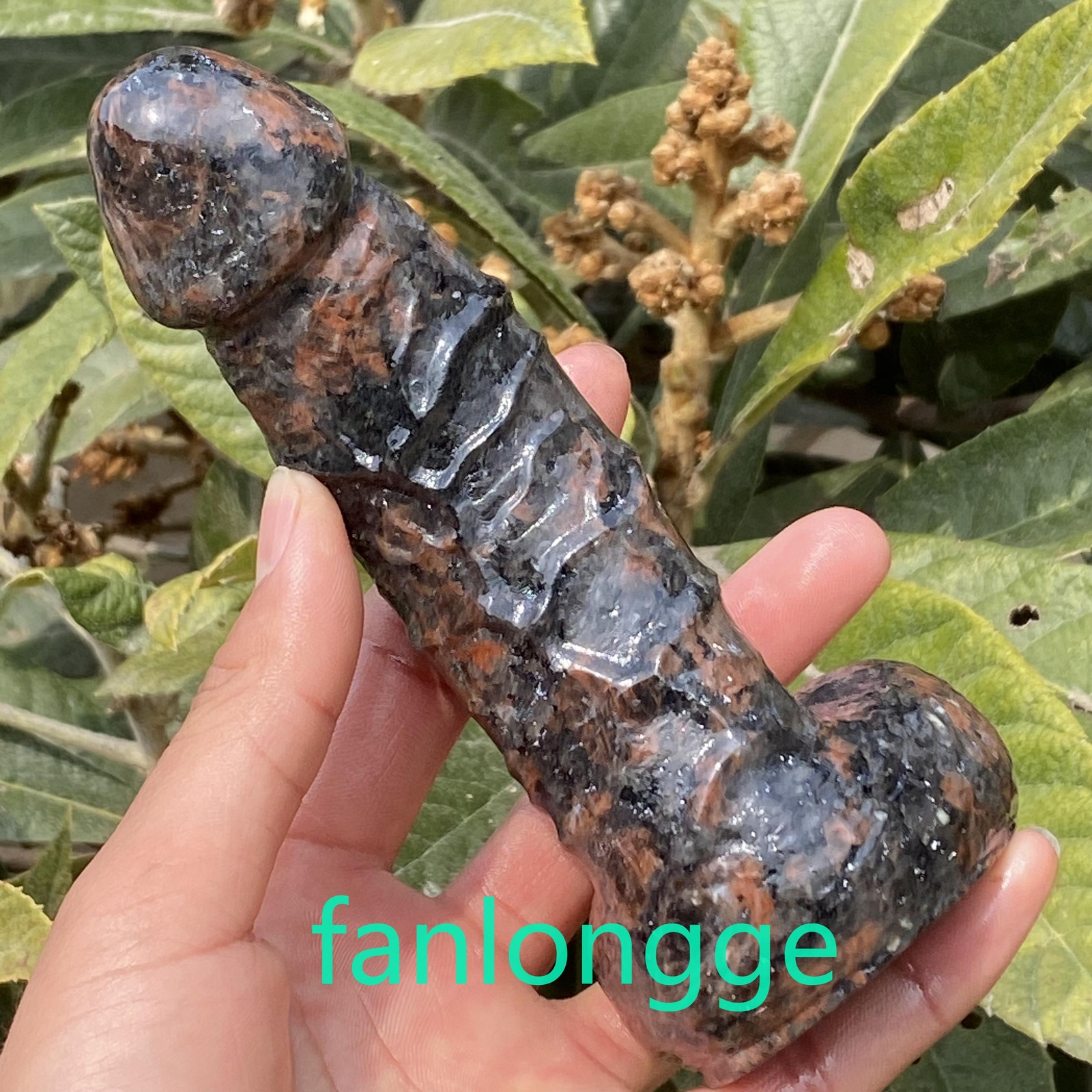 6in Wholesale Natural Red llanite male penis Quartz Crystal Carved Figurines 1pc