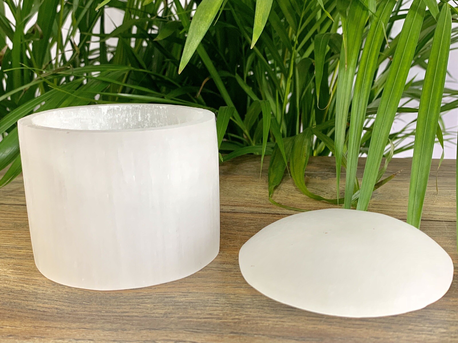 Selenite Jar Crystal Jar Charging Stone Vessel Reiki Chakra Meditation Gift Idea