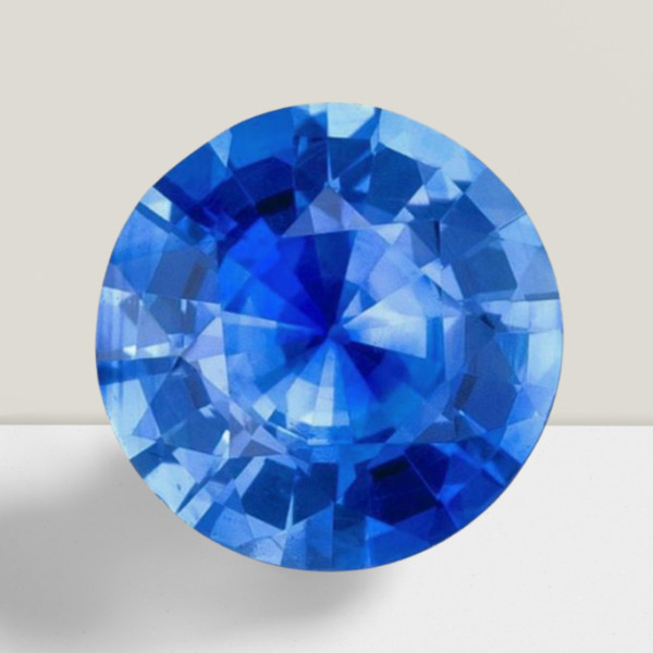 Blue Sapphire Round Cut Gemstone 3.50 Cts – 10 mm AAA+ Loose Gem