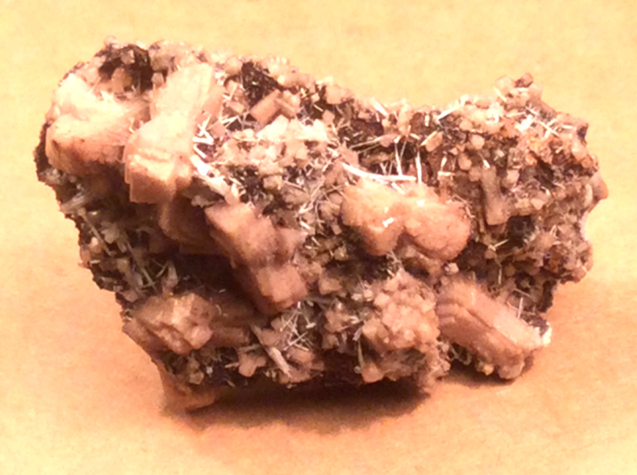 Hematite Crystals on Matrix Crystal Mineral Specimen. 29x15mm.20grams.France