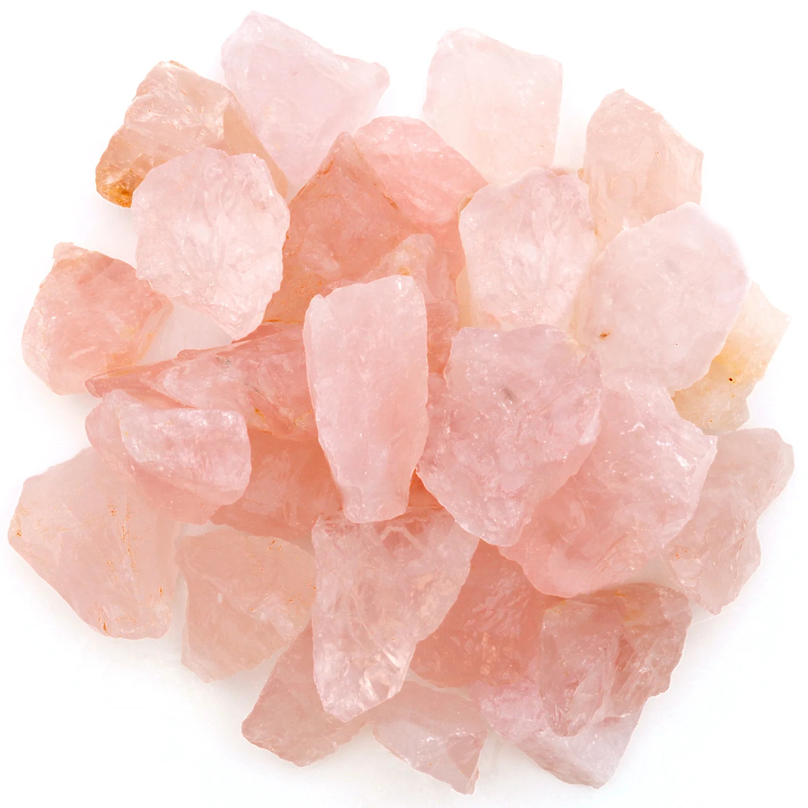 Rose Quartz Raw Crystal LARGE Rough Love Stone Natural Specimen (2″-3″) – 1 Pc