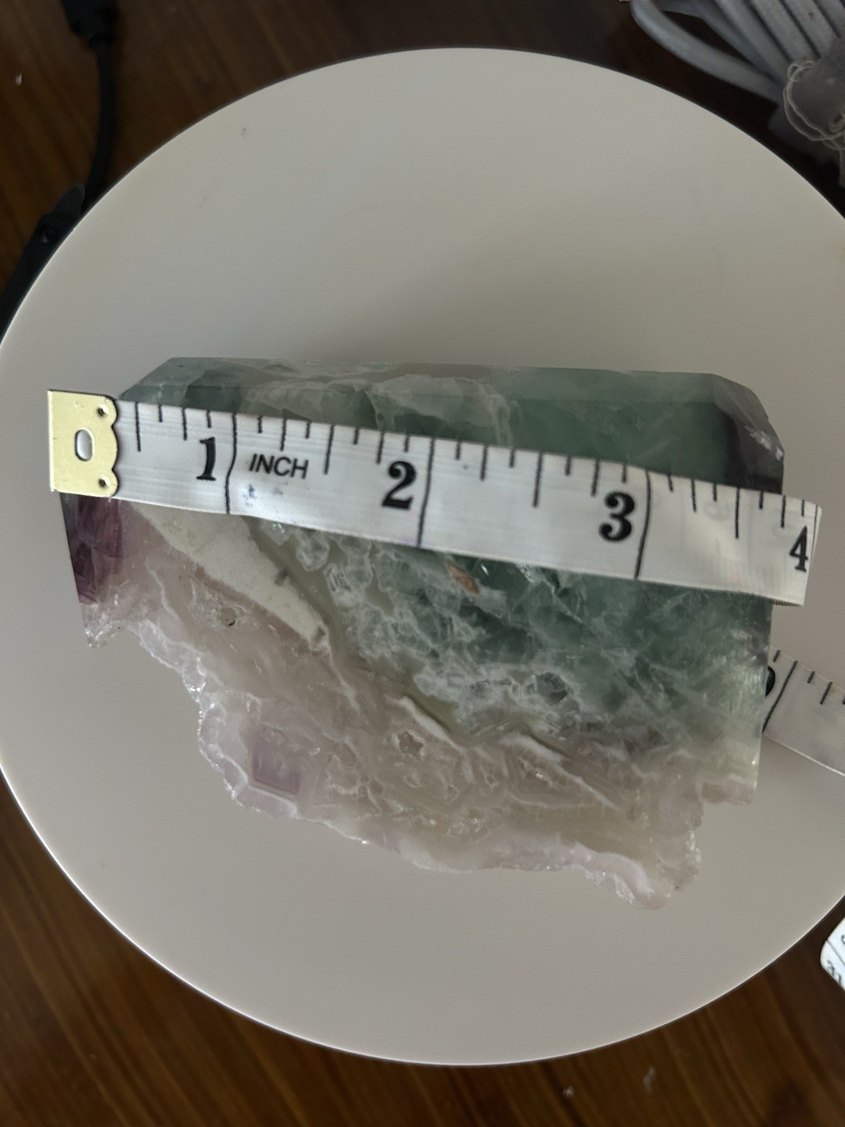 Rainbow Fluorite Tower Rough Cut Druzy Flourite Obelisk