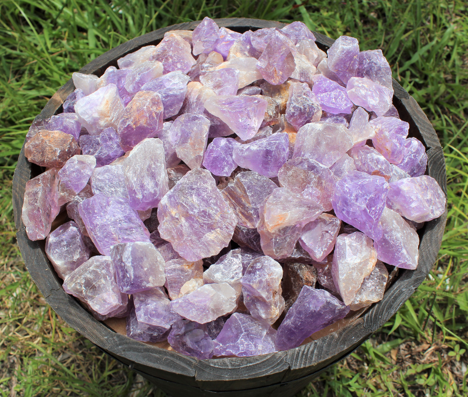 LARGE Rough Amethyst Natural Rough Chunk, 2″ – 3″ (Raw Amethyst, JUMBO)