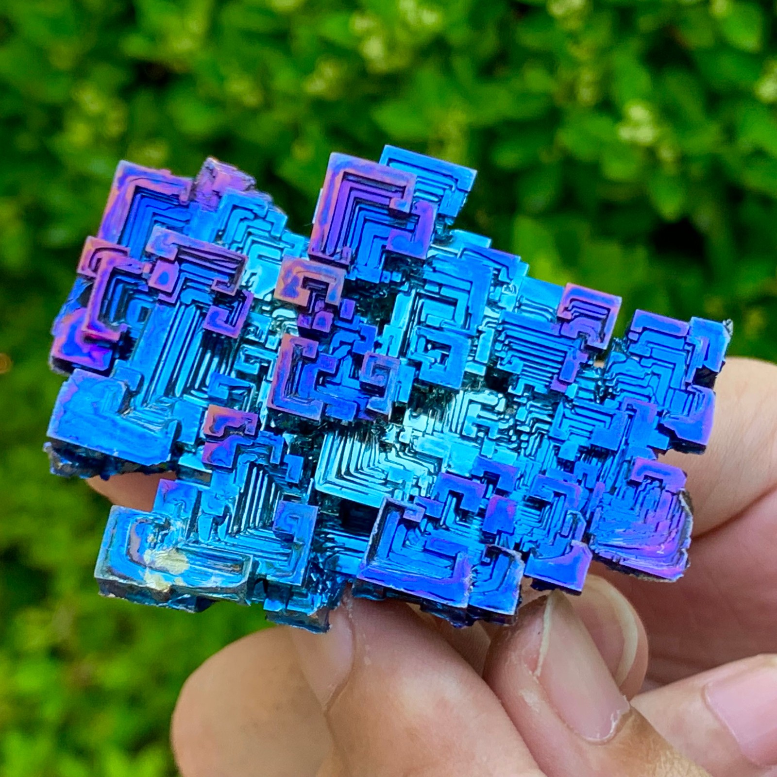 139G ram Bismuth rainbow crystal elementBi gemstone Mineral specimen healing