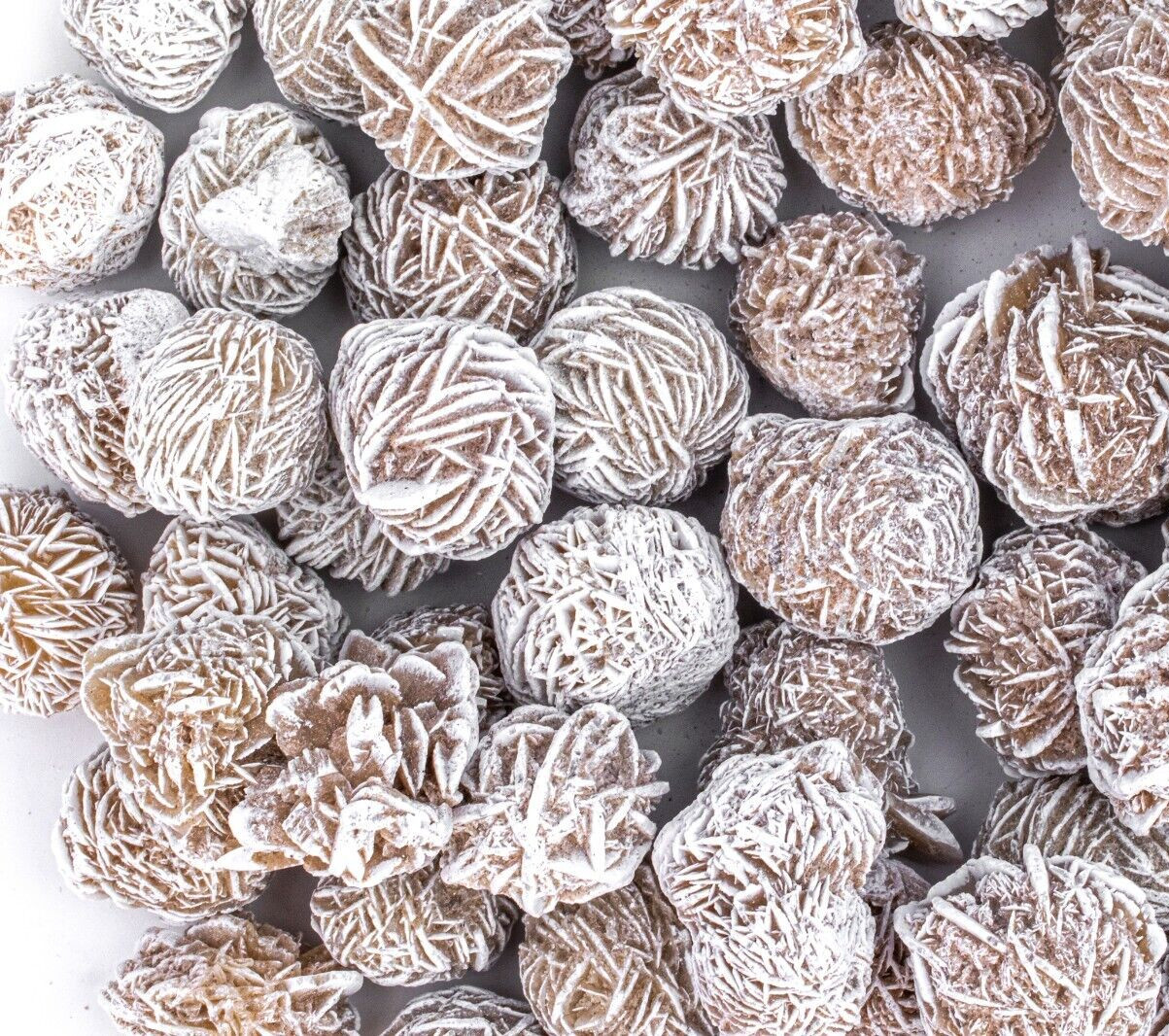50g Small Desert Rose Sand Selenite Gypsum Rose Gemstone Crystals Rock Baryte