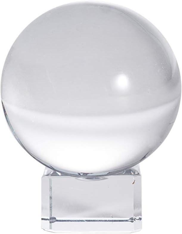 50mm K9 Crystal Ball Sphere – Elegant Suncatcher with Free Stand for Home Decor