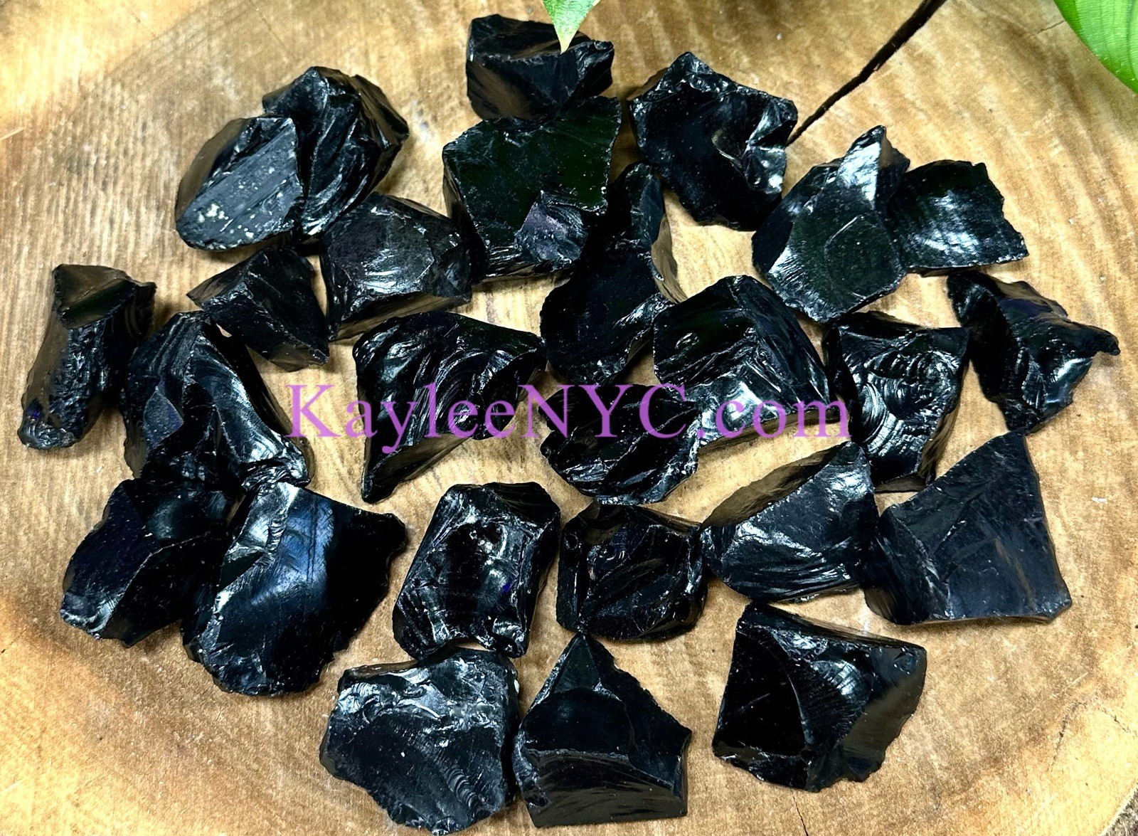 Wholesale Lot 2 Lbs Natural Black Obsidian Rough Crystal Healing Energy