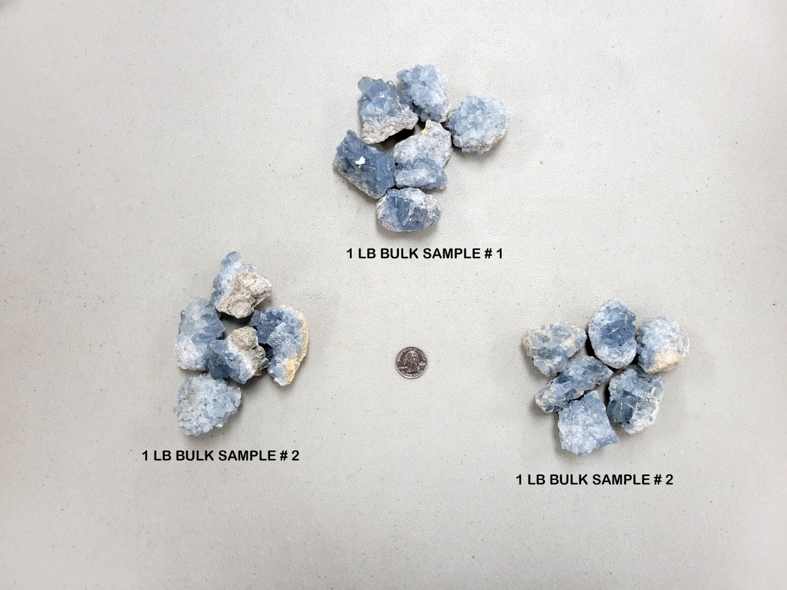 Raw Celestite Clusters Blue Healing Crystals Celestine Geodes from Madagascar