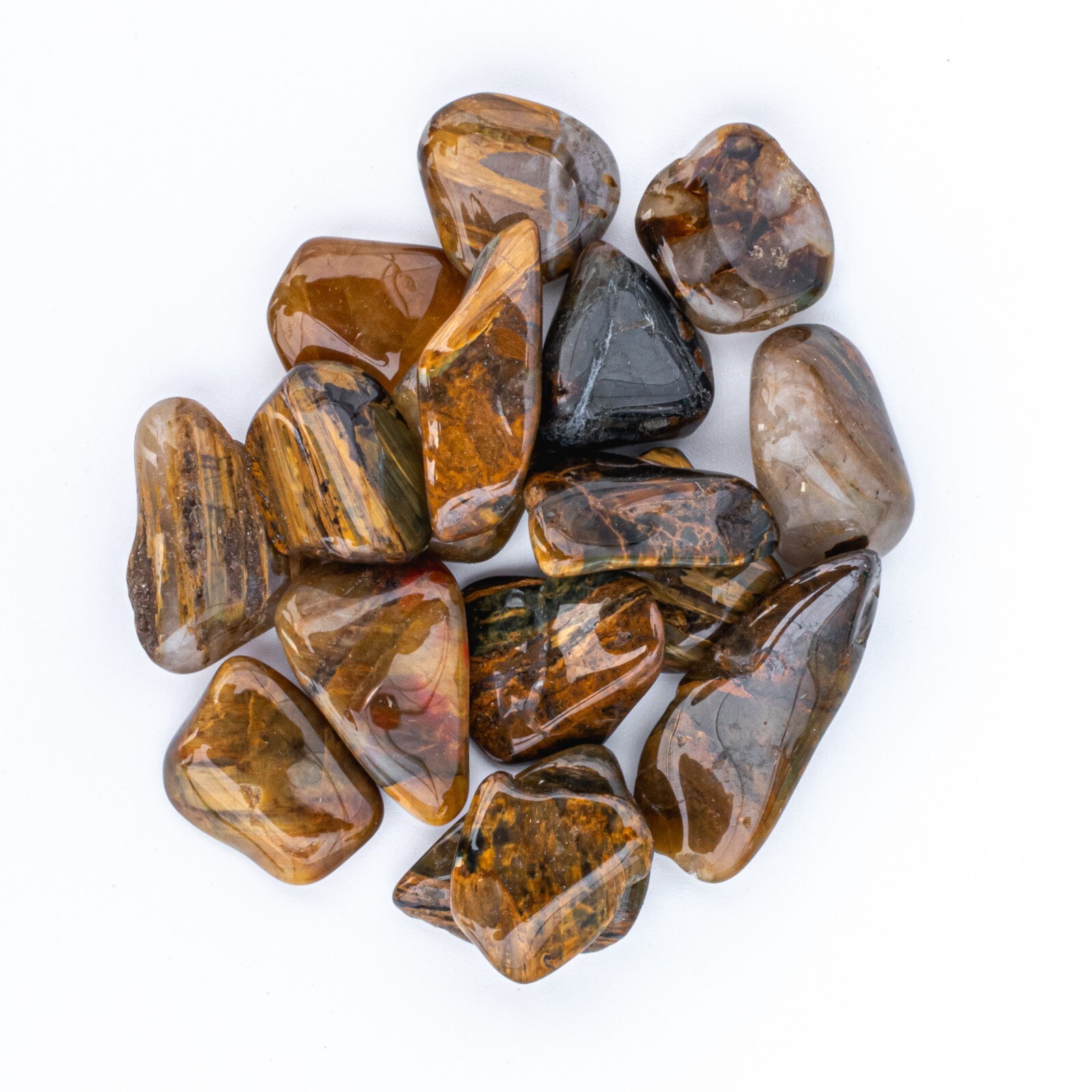 25g Tumbled Lionskin Gemstone Crystals 10-30 Stones Bulk Gems Wholesale Rocks