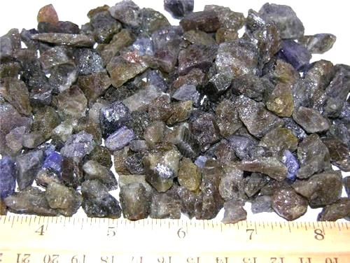 Tanzanite crystal untreated mixed grade rough 10-25mm 1/2 ounce lots 1-3 piece
