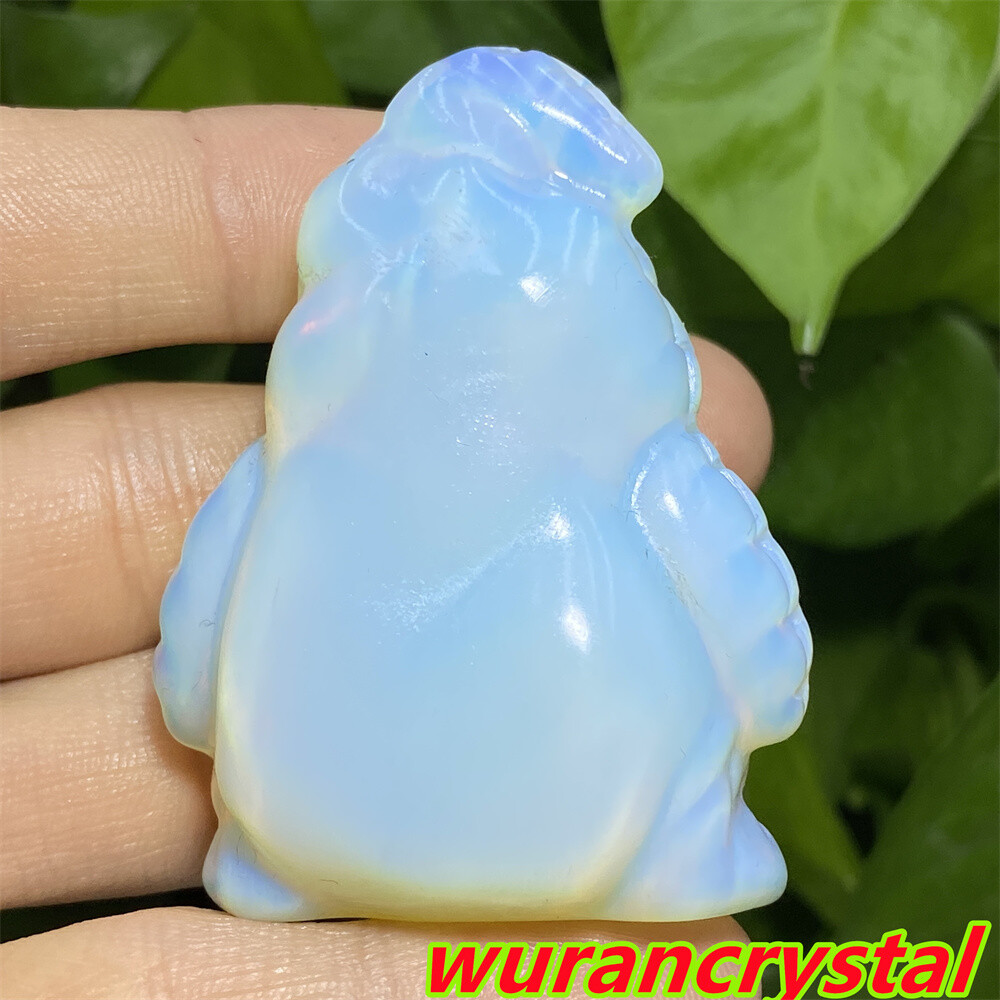 Top Opalite Oogie Boogie Skull Crystal Carved point Christma Halloween gift 1pc