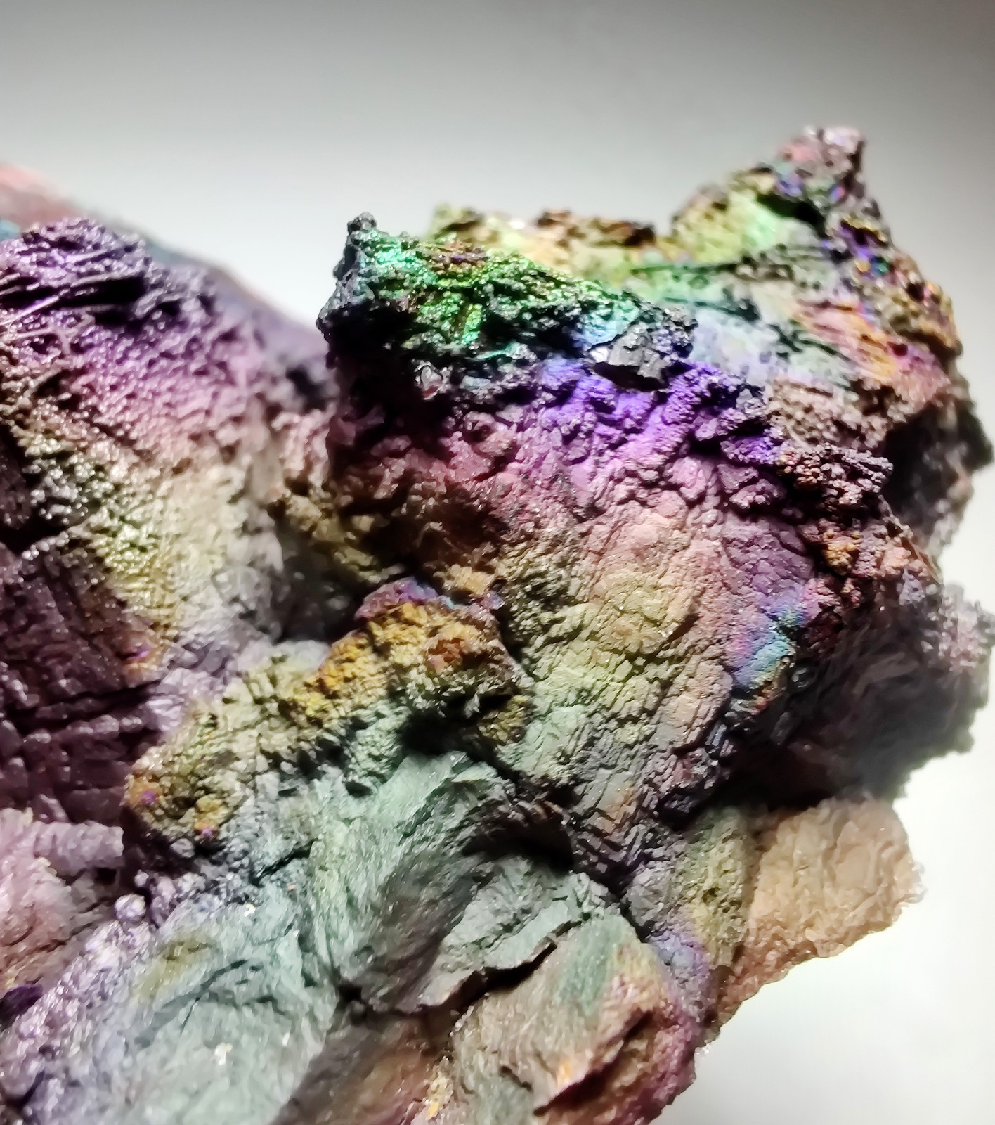 Skittles Hematite on Quartz, very nice. Graves Mountain, Georgia. 145 grams.
