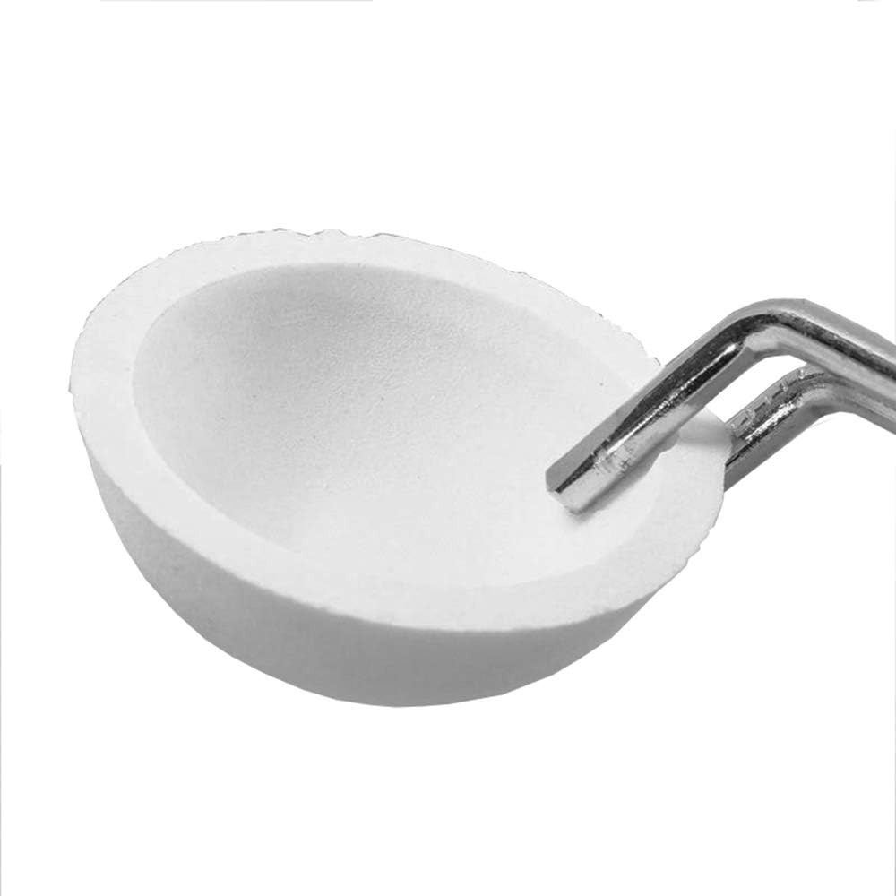 LTKJ 2pcs Smelting Bowl Dish 150g Crucible Melting gold-silver + 25cm Crucibl…