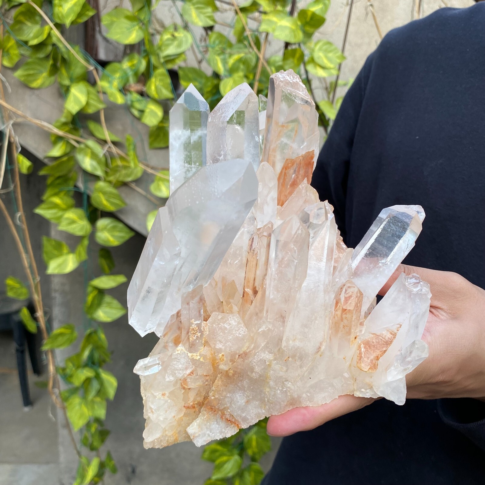 5.8lb Natural Clear White quart Crystal Cluster Raw Healing Specimen