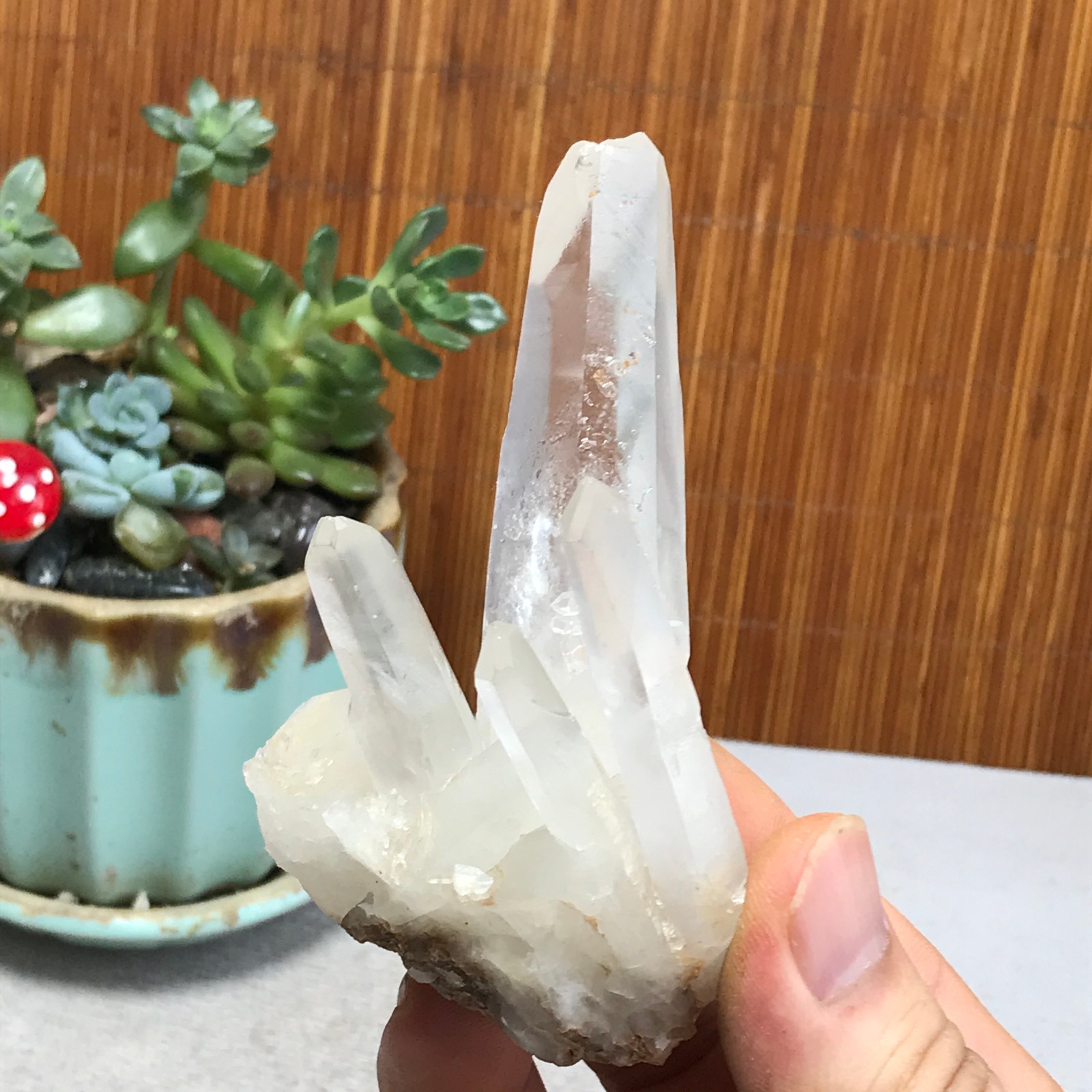 93-53-40mm Natural crystal clusters pretty Quartz Mineral Specimen 108g A6981