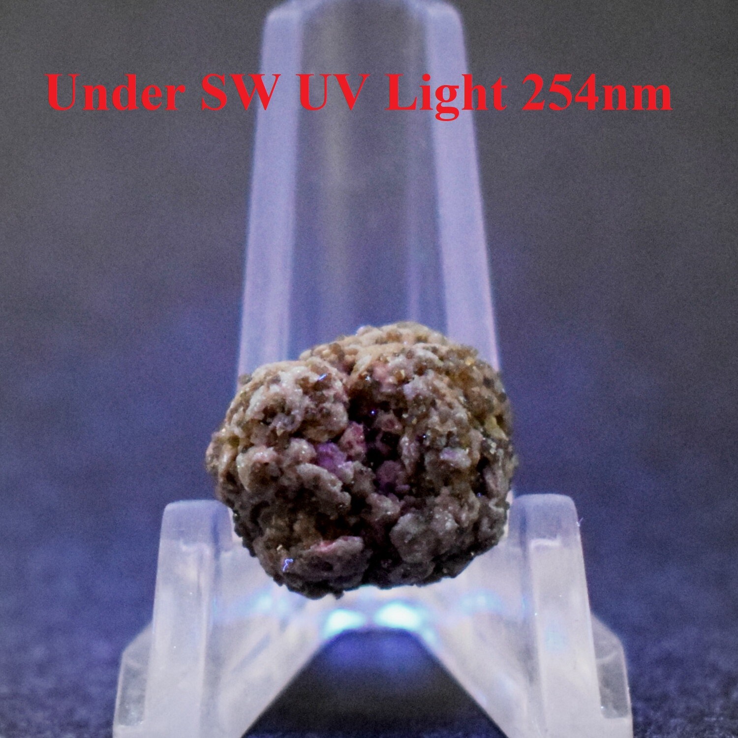 18mm Spherical Bubbly Calcite Cluster Natural Mineral UV Reactive Stone – China