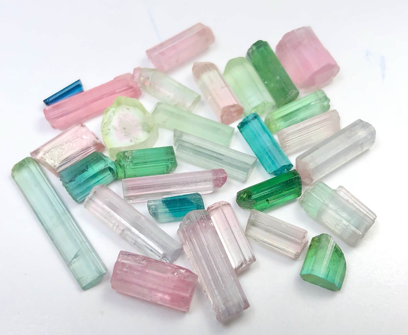 Very beautiful mix Color rough Tourmaline Lot From Afghanistan | Facet Rough