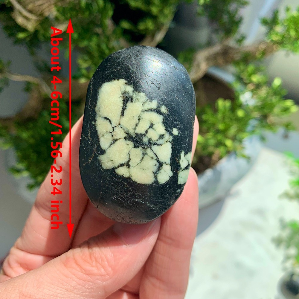 3pc 50-100G Crystal Natural Peony Stone Palm Stone Polished Good Pattern Decor
