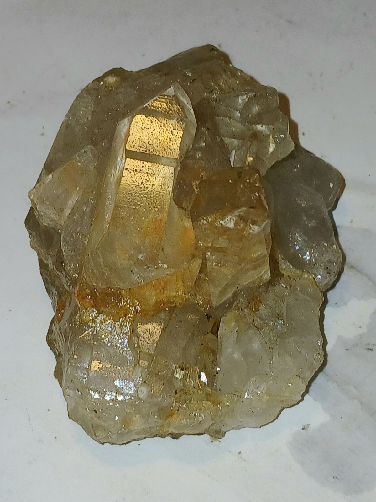 Rose Quartz Crystal Cluster raw natural specimen